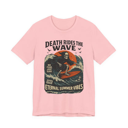 Urban Underground Collection - Death Rides the Wave Graphic T-Shirt - CaliPride Clothing
