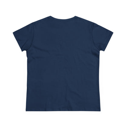 Tripin' W Gnomie Graphic Tee — Retro Gnome Travel Poster Women’s T‑Shirt