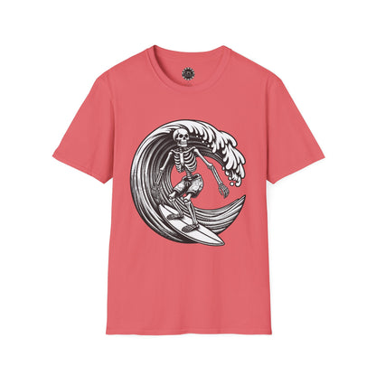 Surf & Beach Collection - Solo Swellen, Vintage Skeleton Graphic T-Shirt — CaliPride Clothing