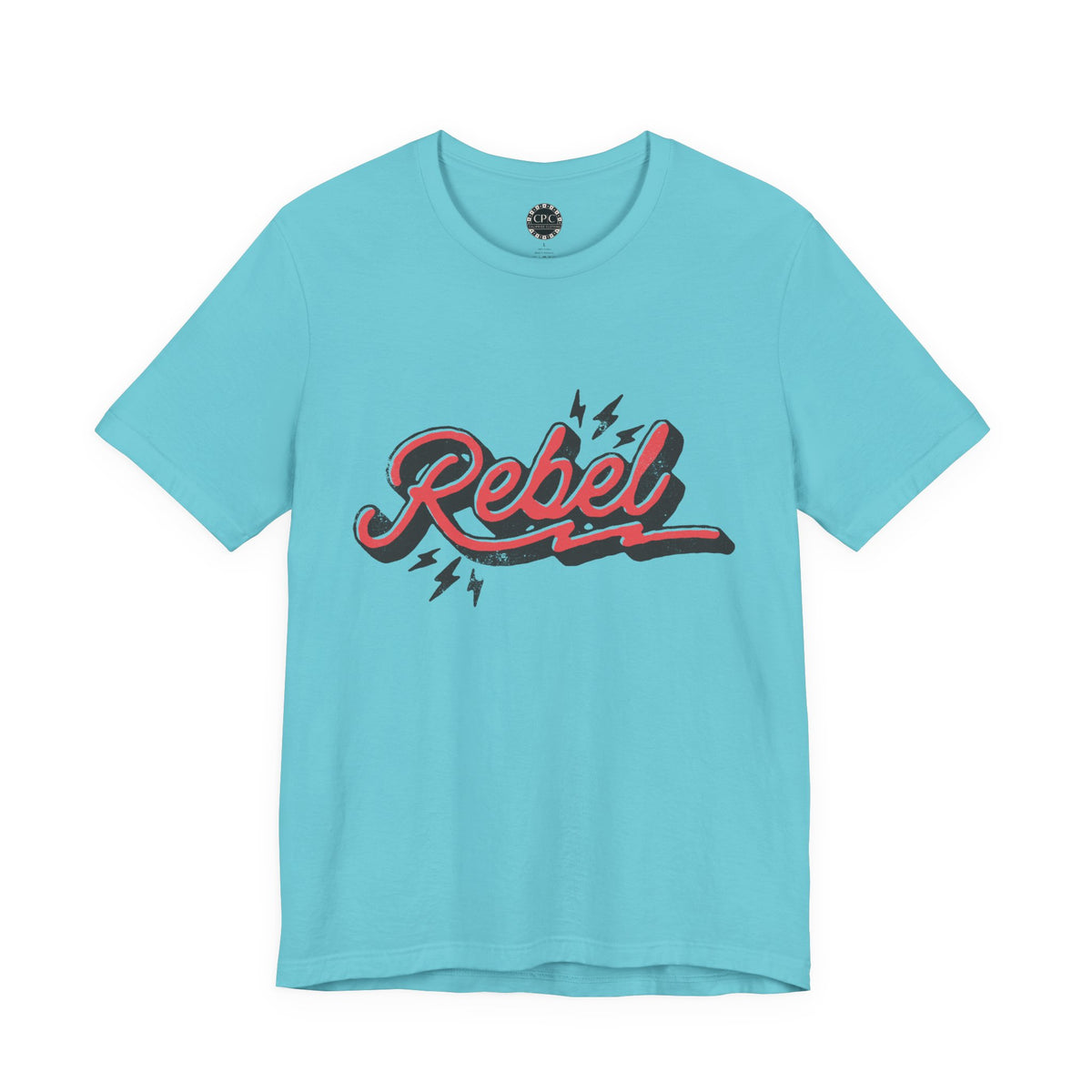Punk Resurrected Collection - "Rebel" in Reverse, Double sided Graphic T‑Shirt - CaliPride Clothing
