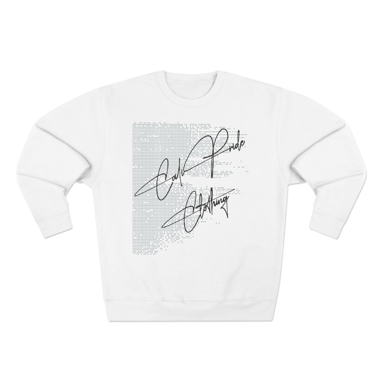 The Elite Collection - Founder's Signature No. 1, Pixel Fade, Premium Sweatshirt - CaliPride Clothing