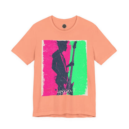 Punk Resurrected Collection - Neon Retro Rock Star Graphic T - Shirt - CaliPride Clothing