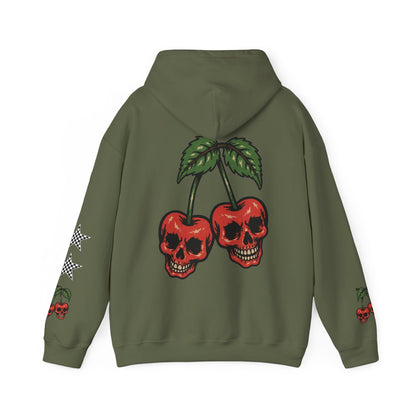 Skate & Surf Collection - Angry Cherry, Graphic Hoodie | CaliPride Clothing