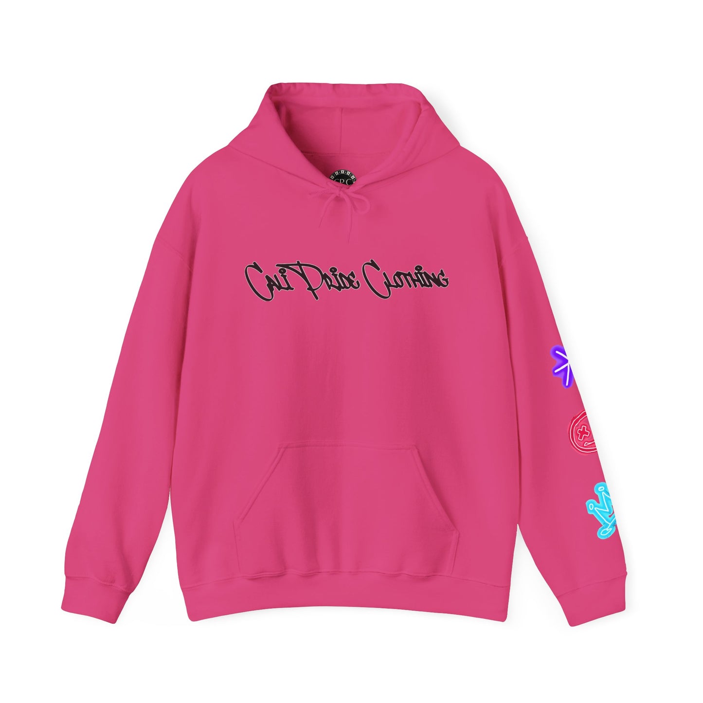Skate & Surf Collection - Neon Skizzy Skater Graphic Hoodie, multiple colors | CaliPride Clothing