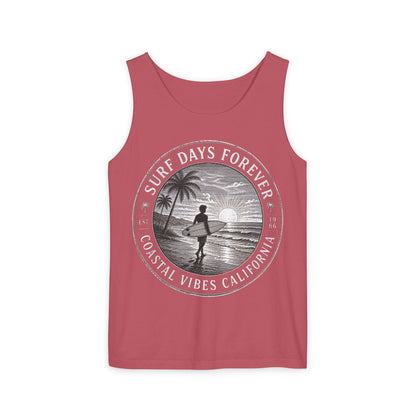 Surf & Beach Collection | Ocean Vibes Series - Surf Days Forever, Tank top - CaliPride Clothing