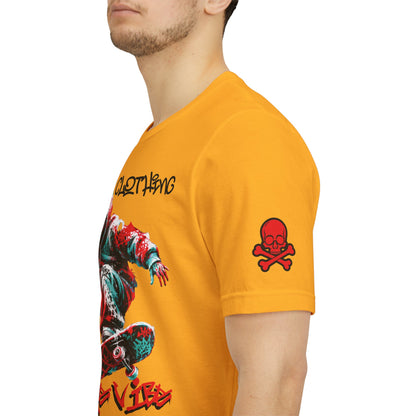Skate & Surf Collection - Savage Vibe Skater Graphic T-Shirt - CaliPride Clothing