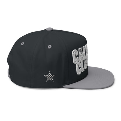 Skate & Surf Collection - CaliPride Clothing Stamp, Flat Bill Snapback, Embroidered - CaliPride Clothing