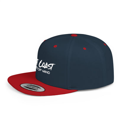 Urban Underground Collection - West Coast State Of Mind, Flat Bill Snapback Hat, Embroidered - CaliPride Clothing