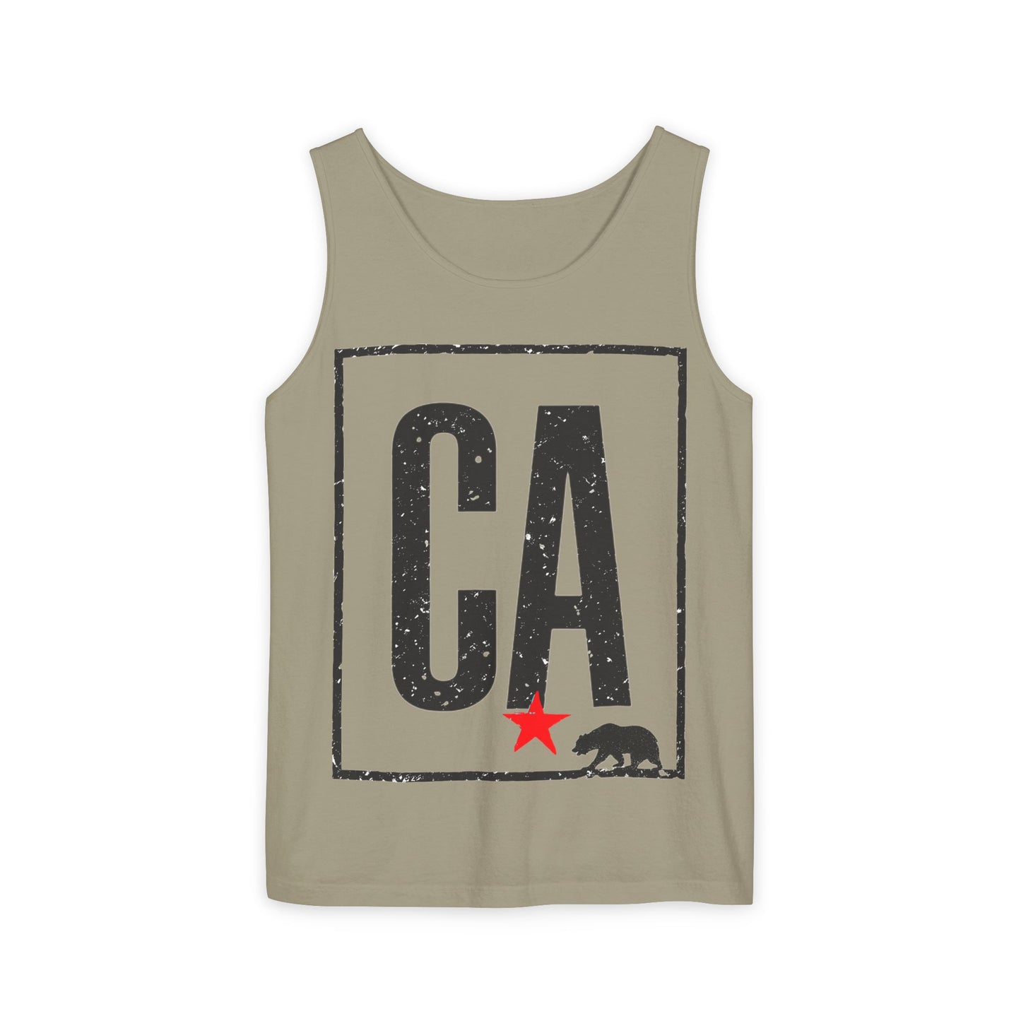 CA State Bear Tank Top | CaliPride Clothing