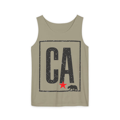 CA State Bear Tank Top | CaliPride Clothing