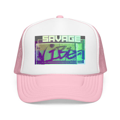 Urban Underground Collection - Bold & Big Color Vibes, Savage Vibe Foam Trucker Hat – DFT printing
