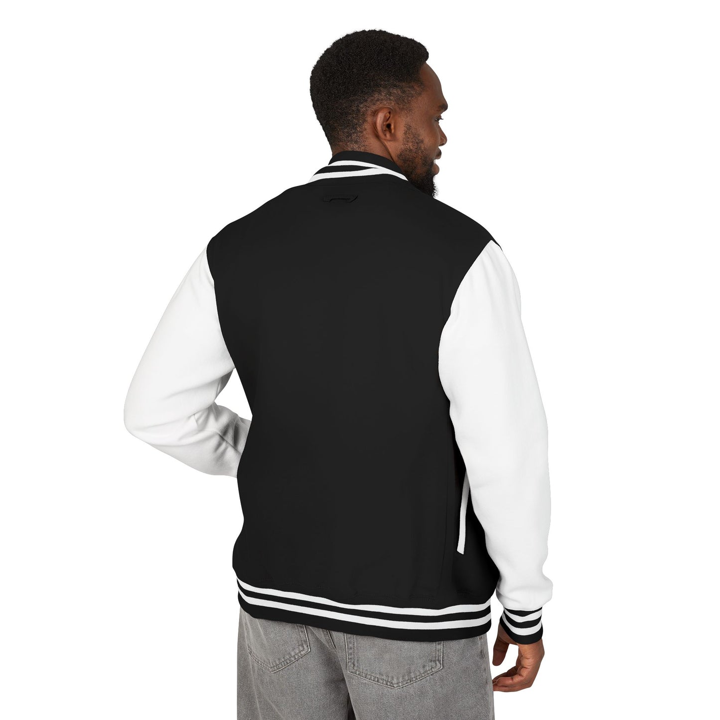 Houndstooth Graphic logo, Letterman Jacket | CaliPride Clothing