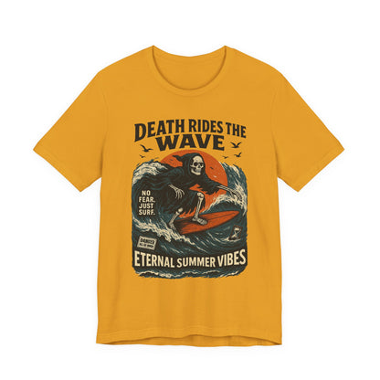 Urban Underground Collection - Death Rides the Wave Graphic T-Shirt - CaliPride Clothing