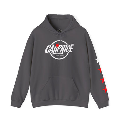 Skate & Surf Collection - Checkered Star Emblem Hoodie, multiple colors | CaliPride Clothing
