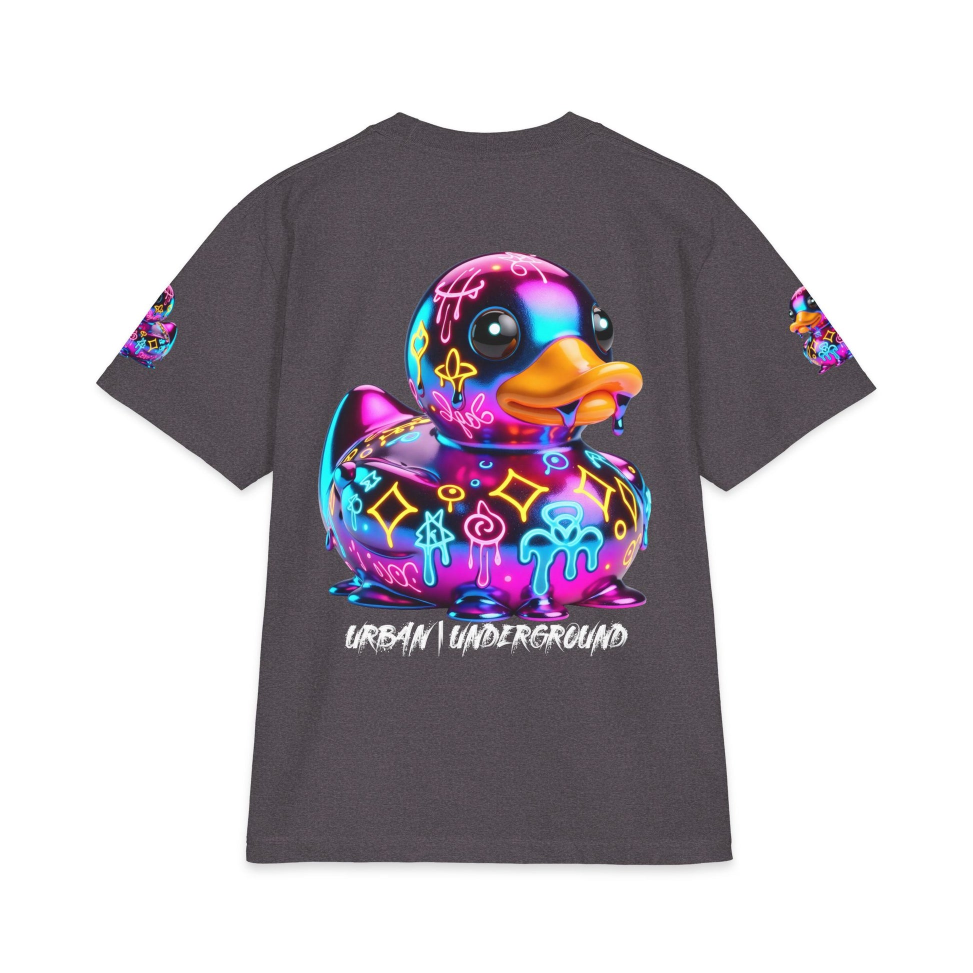 Urban Underground Collection - Neon Drip, Rub'a Ducky, Graphic 4-way T Shirt - CaliPride Clothing
