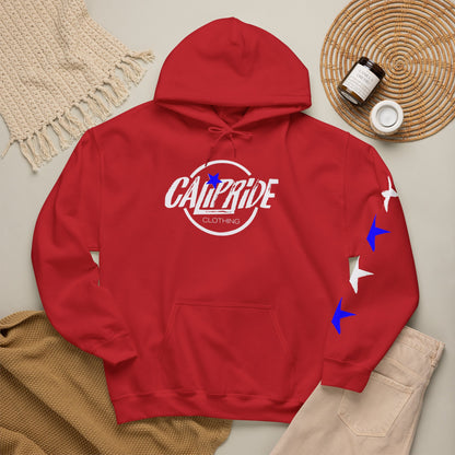 'West Coast Vibe' Graphic Hoodie w Stars - Multiple colors | CaliPride Clothing