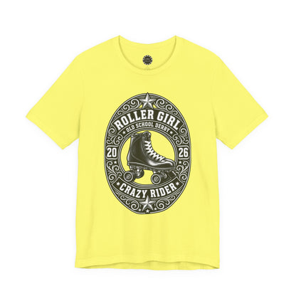 Punk Resurrected Collection - Roller Girl Crazy Rider, Graphic T-shirt | CaliPride Clothing