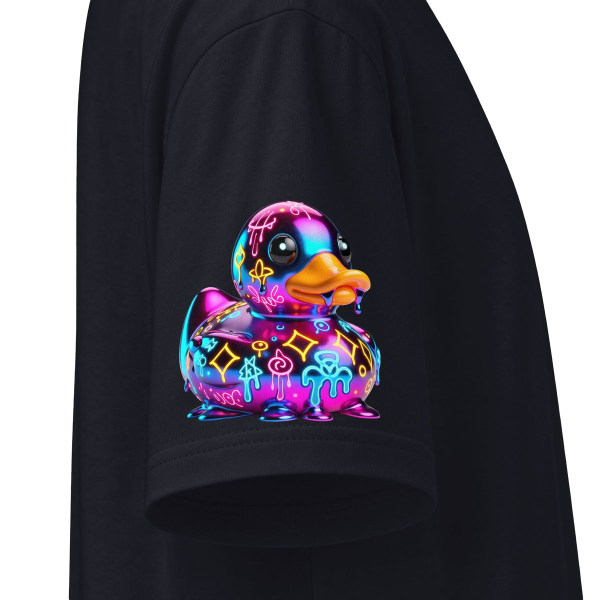 Urban Underground Collection - Neon Drip, Rub'a Ducky, Graphic 4-way T Shirt - CaliPride Clothing