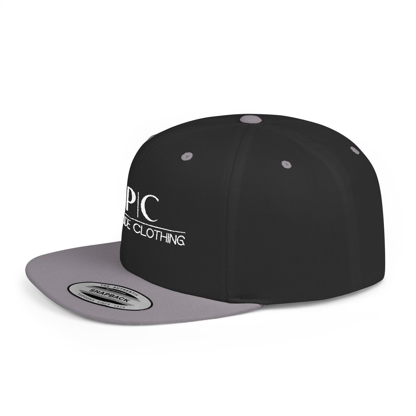 West Coast culture, Flat Bill Snapback | Embroidered Circular Badge - CP | C Elite, CaliPride Clothing
