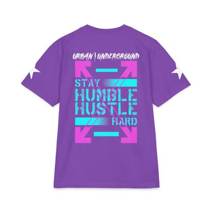 Urban Underground Collection - 'Stay Humble, Hustle Hard' double sided Rockstar Graphic T Shirt — CaliPride Clothing