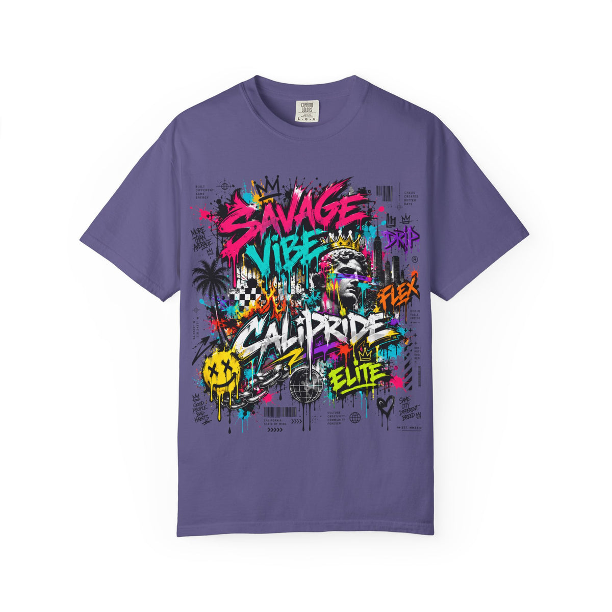 Urban Underground Collection - Savage Vibe, Old School Bang, Graphic T-Shirt - CaliPride Clothing