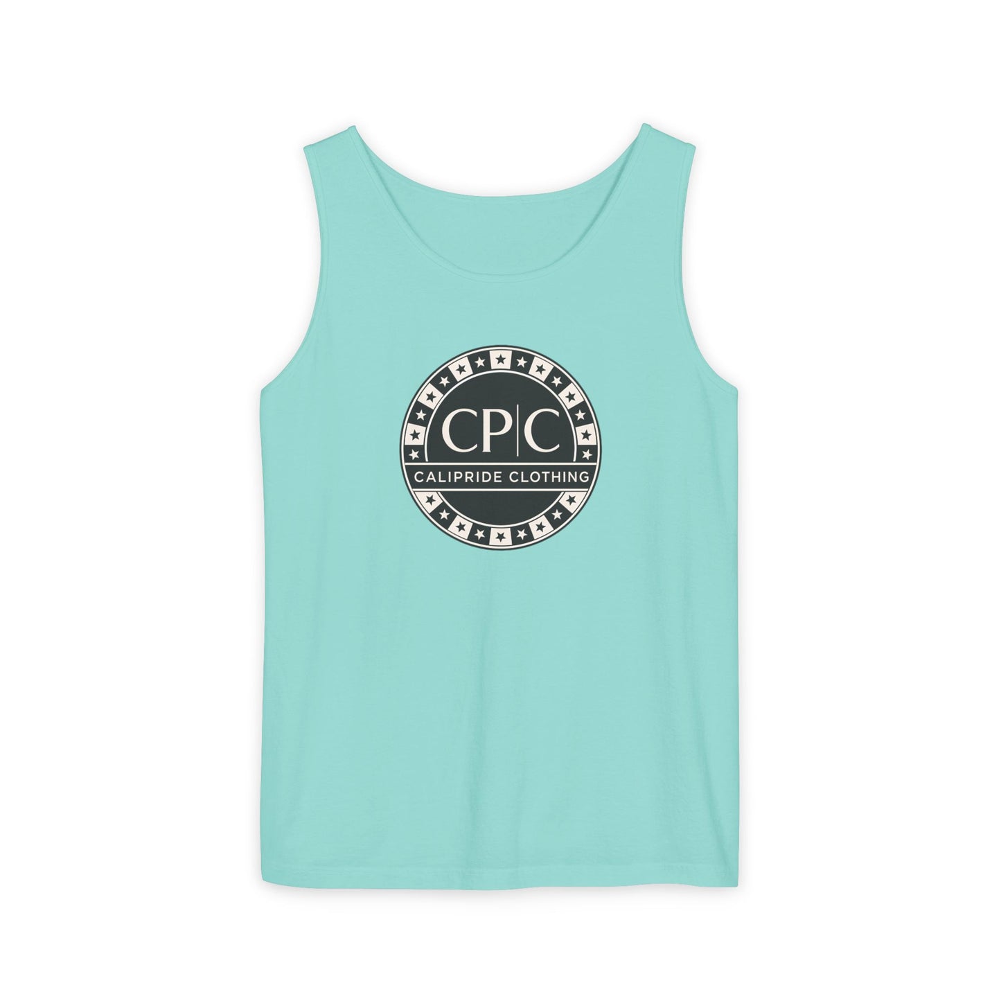 Surf & Beach Collection - Iconic CaliPride Clothing Signature Logo, Tank Top - CaliPride Clothing