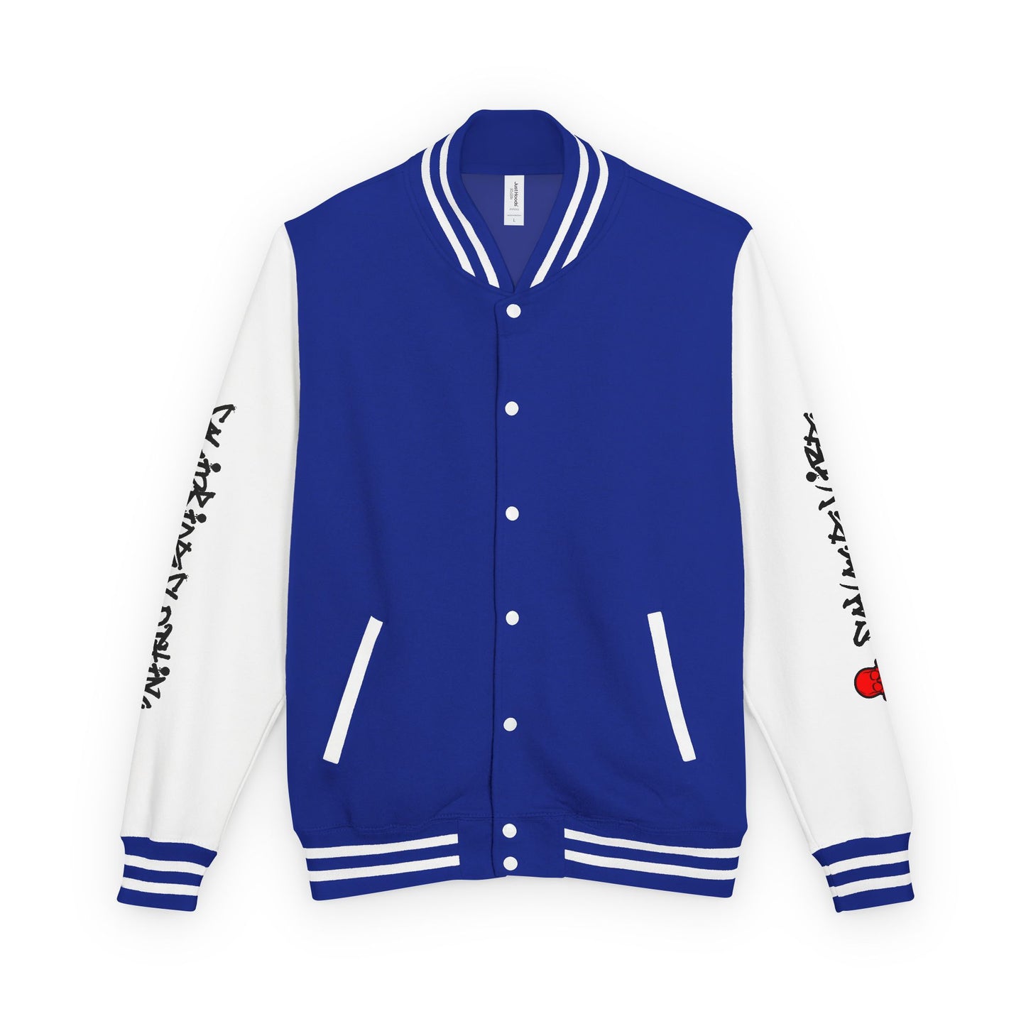 Urban Underground Collection - Savage Vibe, Bone Drop Graphic Letterman Jacket | CaliPride Clothing