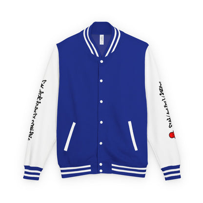 Urban Underground Collection - Savage Vibe, Bone Drop Graphic Letterman Jacket | CaliPride Clothing