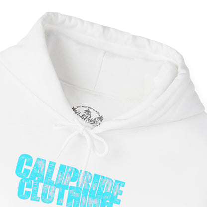 Surf & Beach Collection - Skeleton Sunset Surfer, Graphic Hoodie - CaliPride Clothing