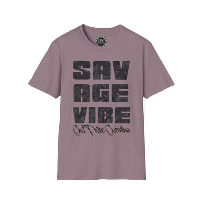 "Savage Vibe Graffiti Block" Series, Black & Grey logo — CaliPride Clothing