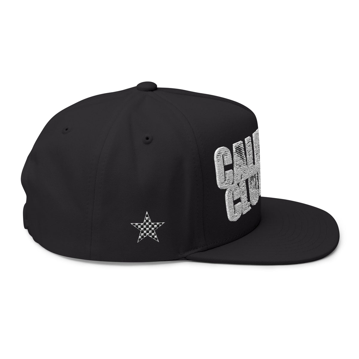 Skate & Surf Collection - CaliPride Clothing Stamp, Flat Bill Snapback, Embroidered - CaliPride Clothing
