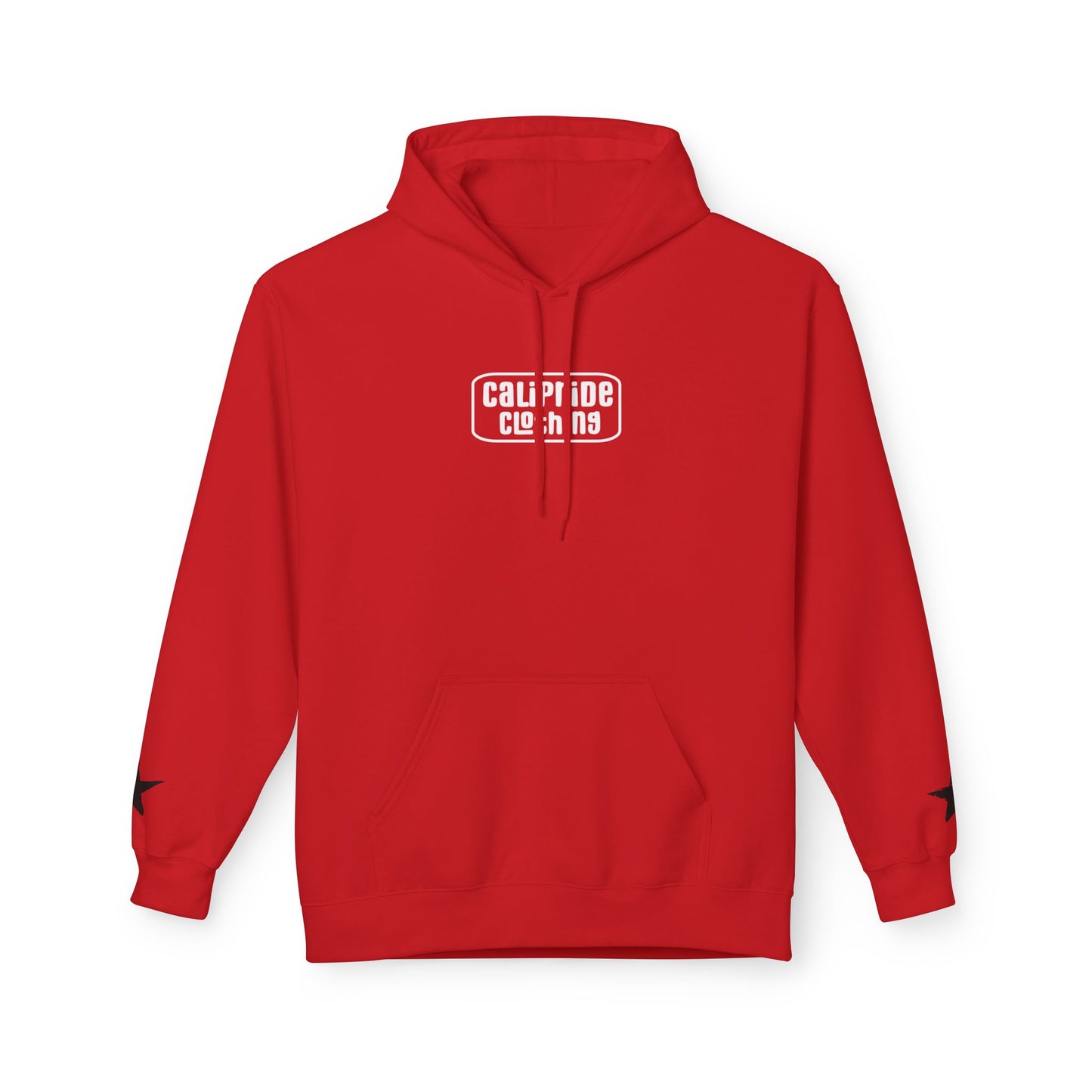 Surf & Beach Collection - CA State Bear Graphic Hoodie, White logo - CaliPride Clothing
