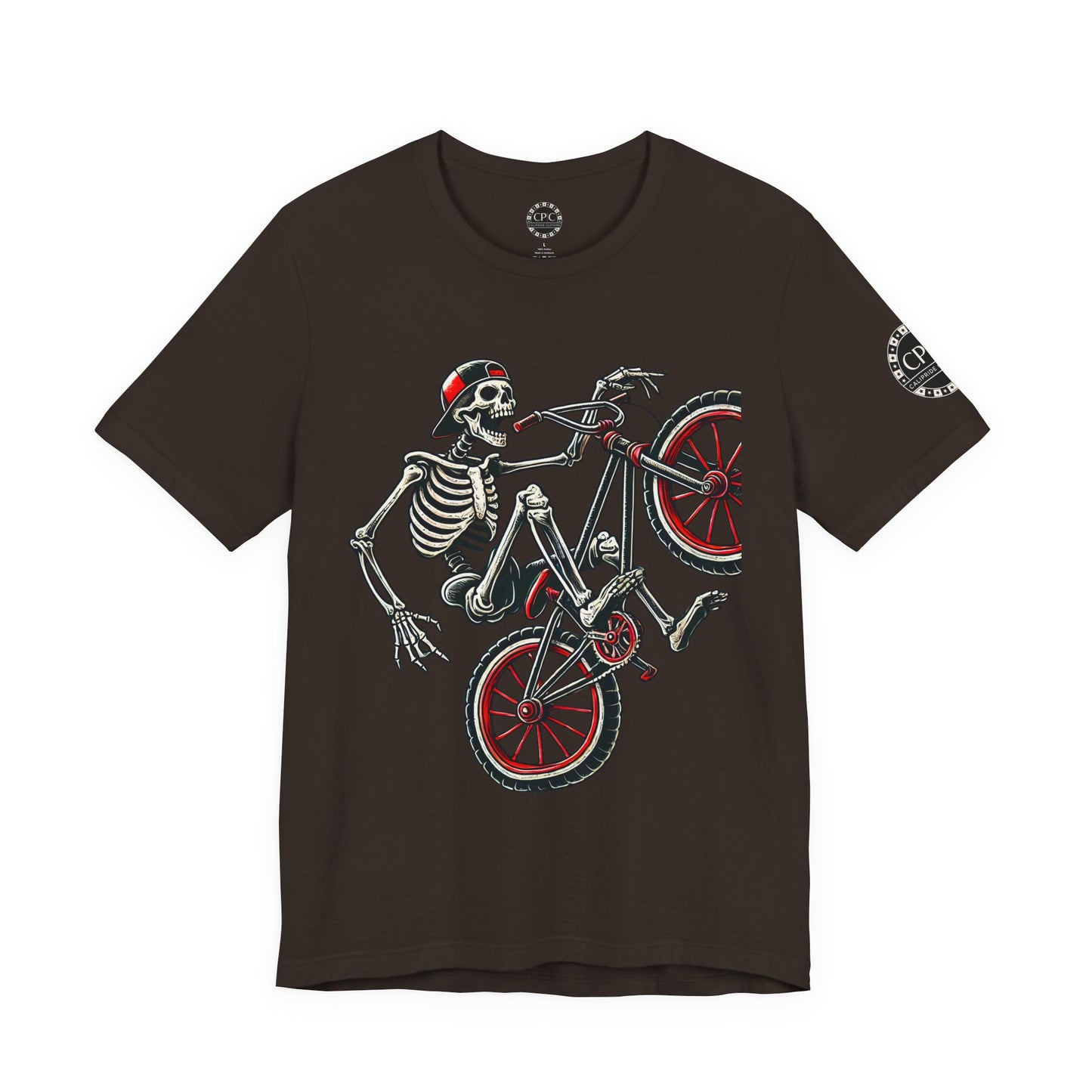 Skate & Surf Collection - Ride Til I Die, Skeleton Graphic T - Shirt - CaliPride Clothing