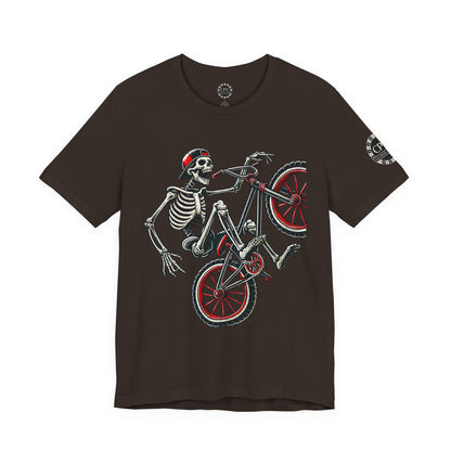 Skate & Surf Collection - Ride Til I Die, Skeleton Graphic T - Shirt - CaliPride Clothing