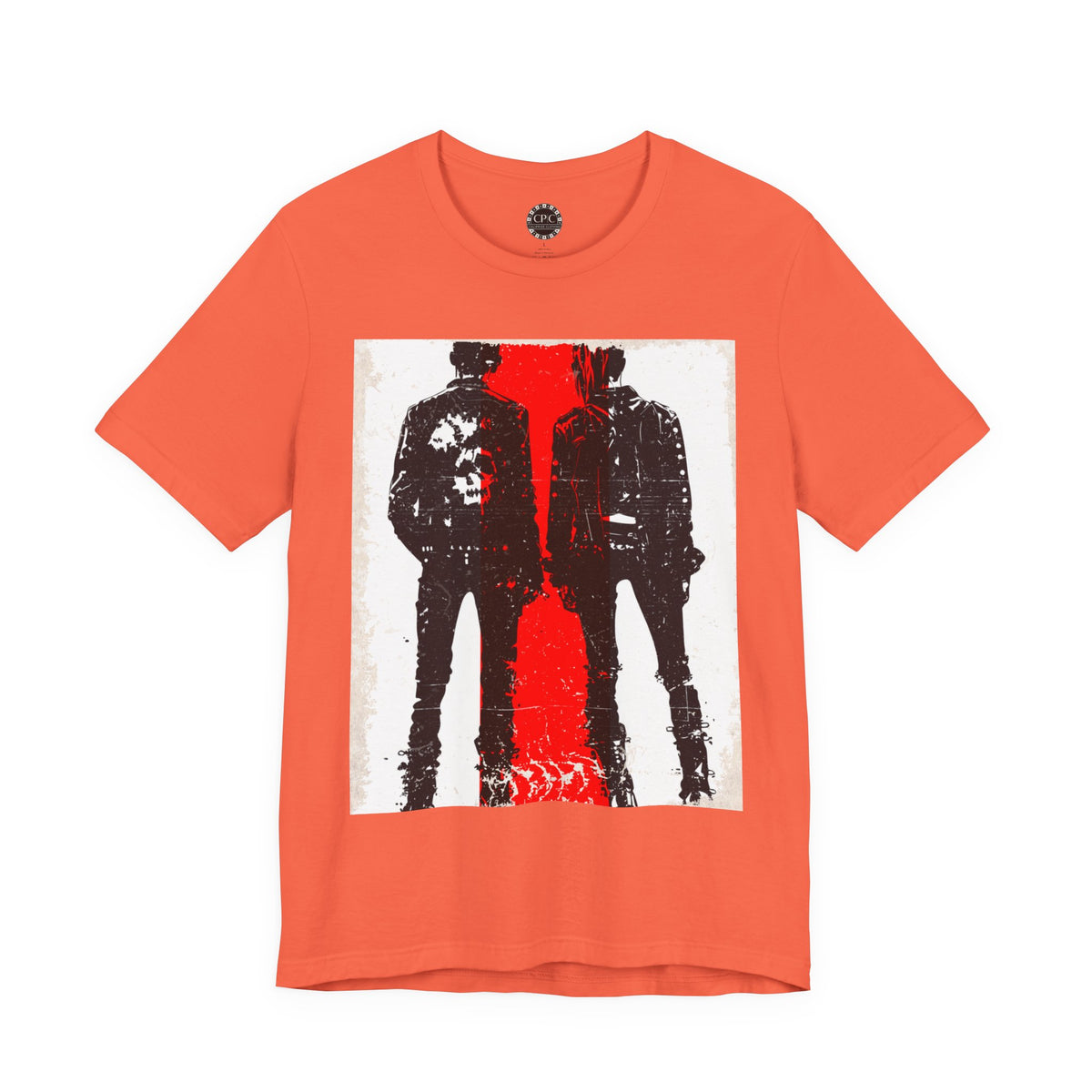 Punk Resurrected Collection - Couple Run, Neon Graphic T - Shirt - CaliPride Clothing