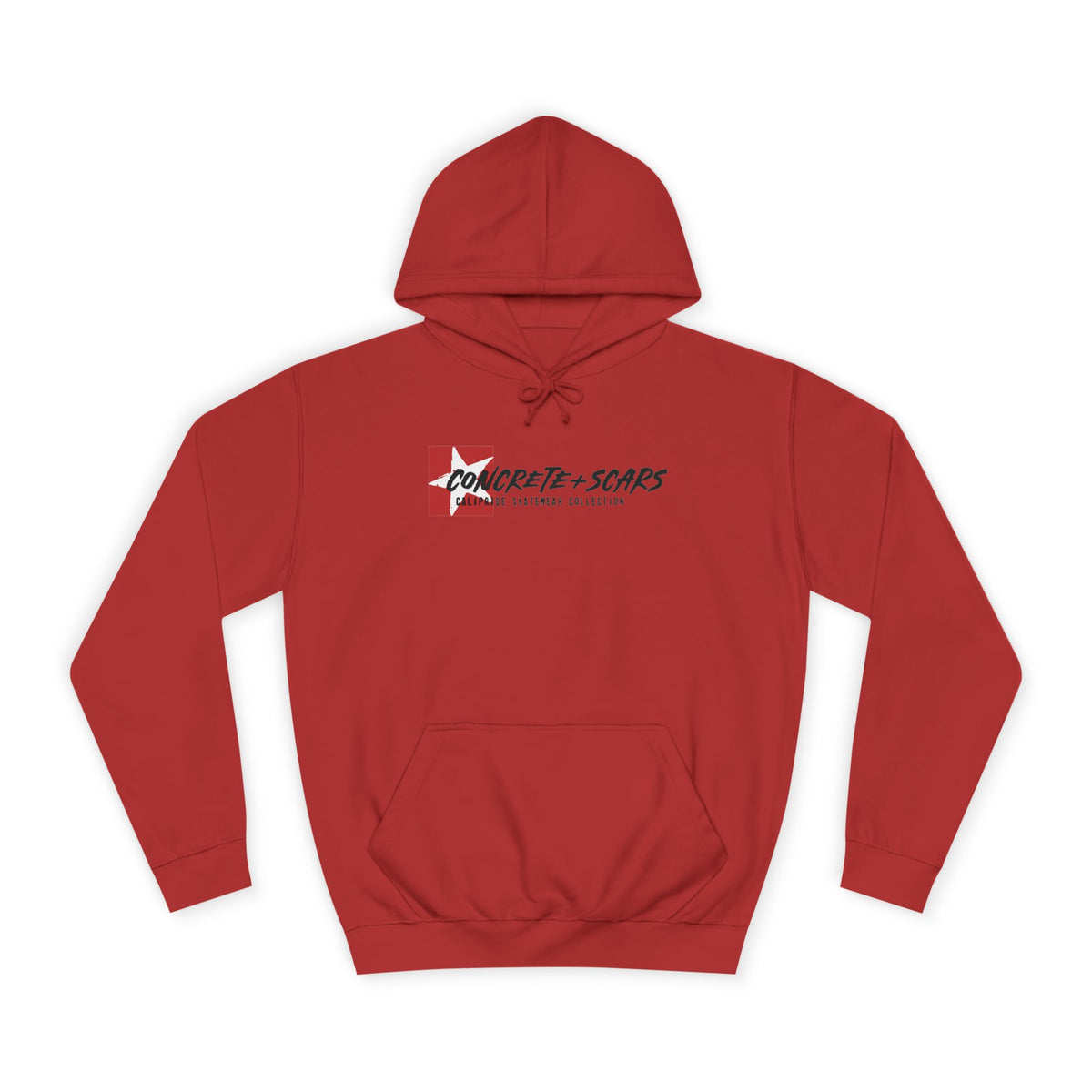 Concrete & Scars Skatewear Collection - C & S Signature Logo, Graphic Hoodie — CaliPride Clothing