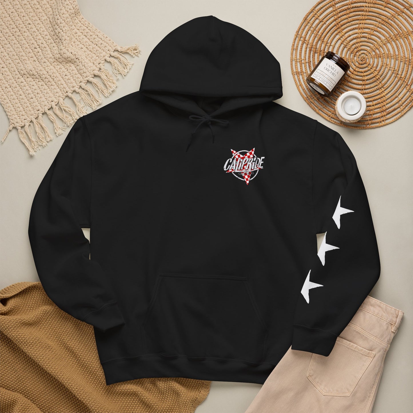 CaliPride Checker Star Hoodie | CaliPride Clothing