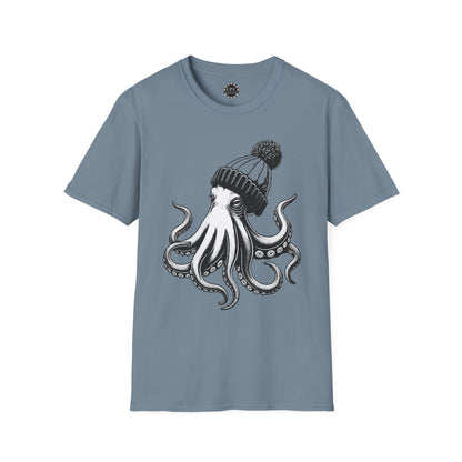 Pacific Works Collection - Hipster Octopus Graphic T-Shirt — CaliPride Clothing