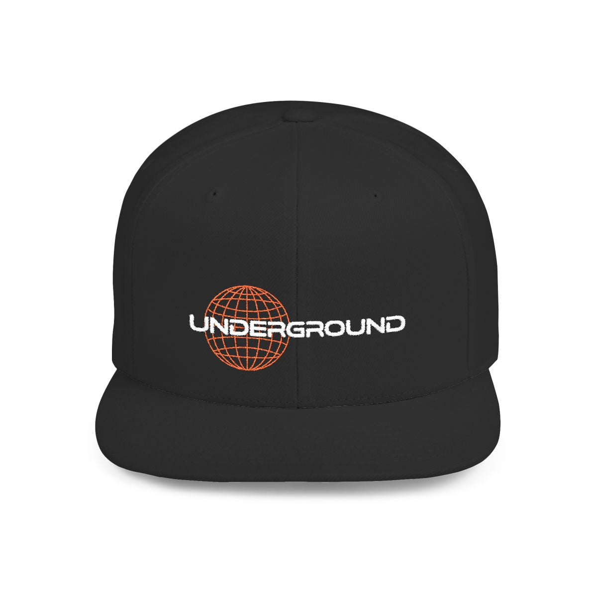 Urban Underground Collection - Hat | Flat Bill Snapback, "Underground", Embroidered - CaliPride Clothing