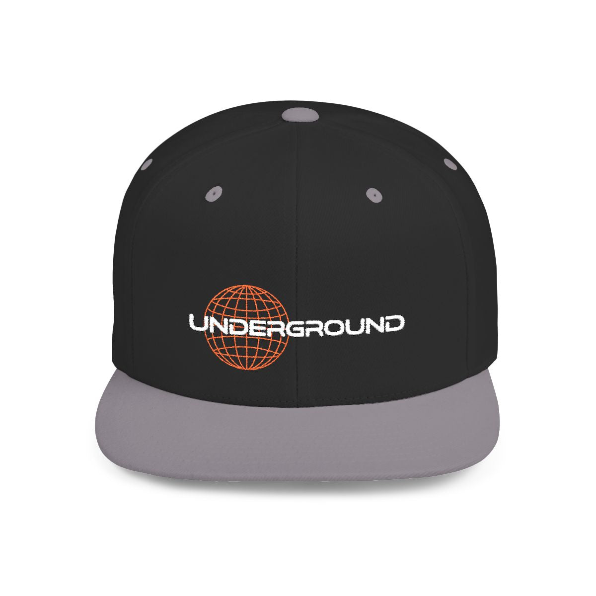 Urban Underground Collection - Hat | Flat Bill Snapback, "Underground", Embroidered - CaliPride Clothing