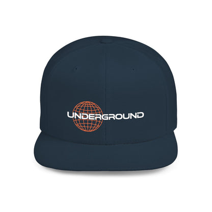 Urban Underground Collection - Hat | Flat Bill Snapback, "Underground", Embroidered - CaliPride Clothing