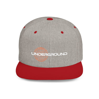 Urban Underground Collection - Hat | Flat Bill Snapback, "Underground", Embroidered - CaliPride Clothing