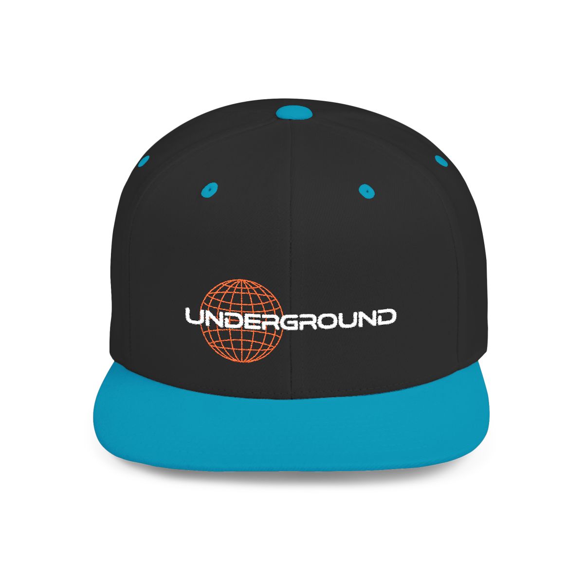 Urban Underground Collection - Hat | Flat Bill Snapback, "Underground", Embroidered - CaliPride Clothing